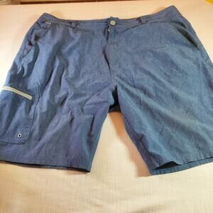 Calcutta Mens Shorts Size 36 Blue 9 Inseam Fishing Casual Hiking Cargo Athletic